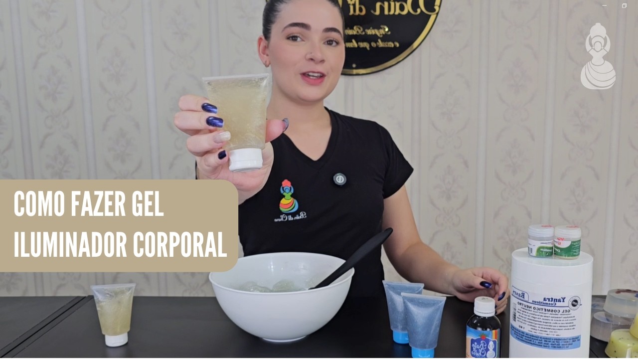 Como Fazer Gel Iluminador Corporal Artesanal: Produto Brilhante e Lucrativo para Saboaria Artesanal