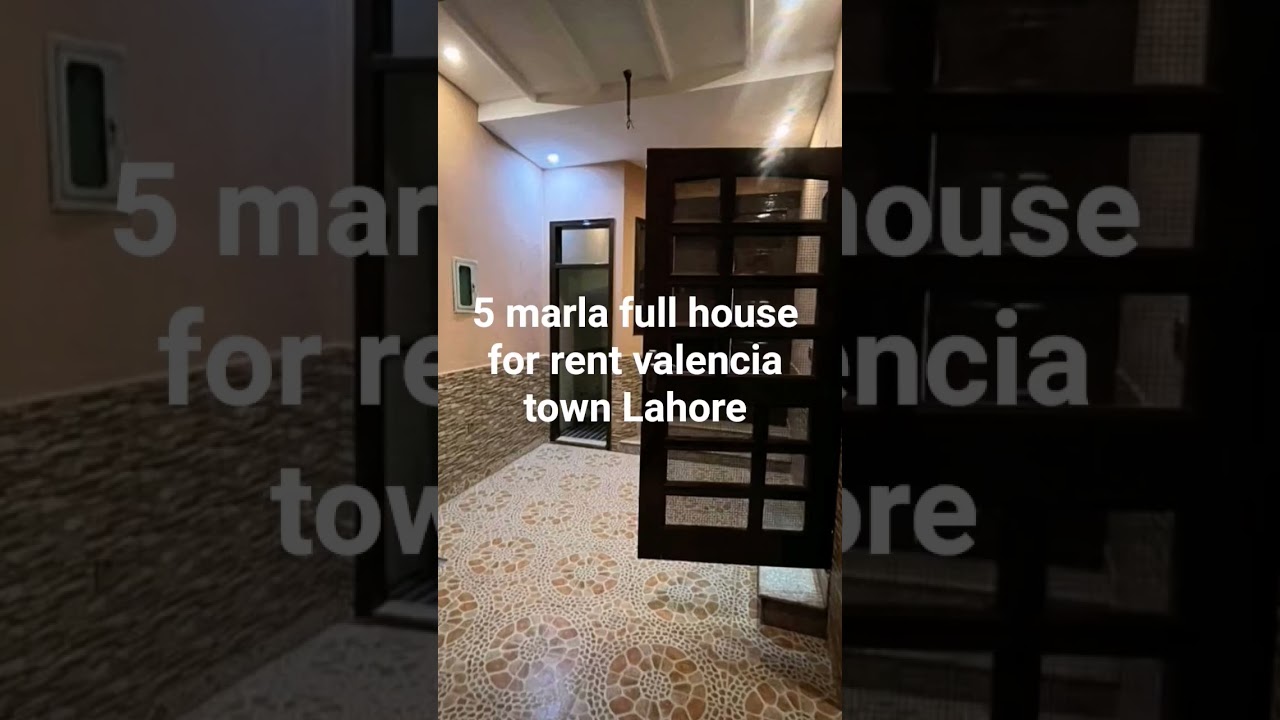 5 Marla full house for rent in valencia town Lahore
