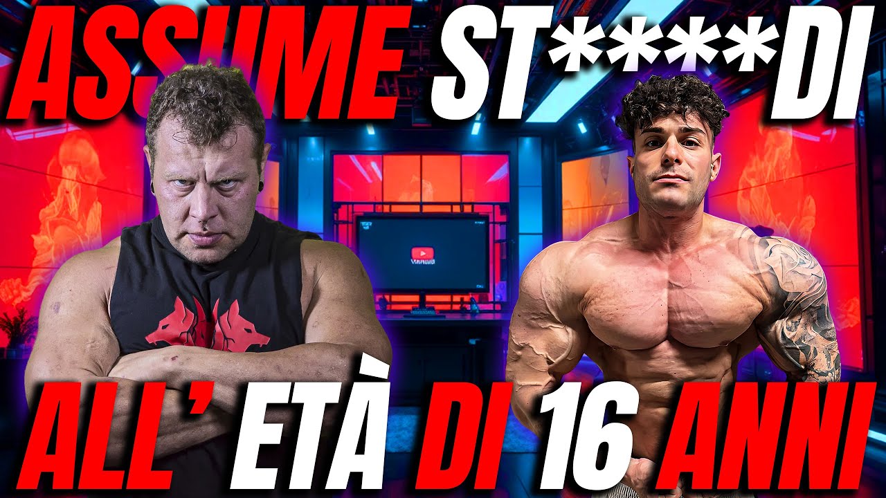 STEROIDI A 16 ANNI, PROBLEMI AL CUORE ma mattia vuole l OLYMPIA ! 