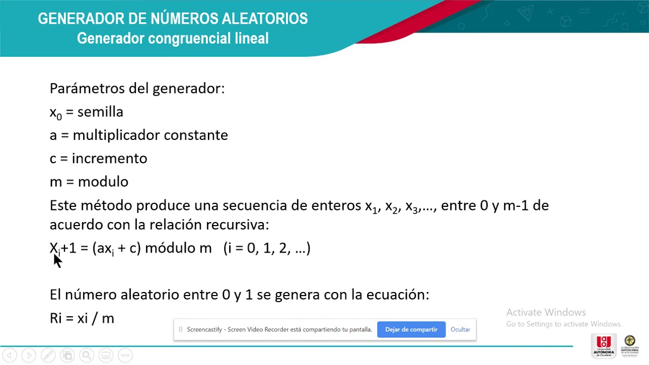 Congruencial Lineal
