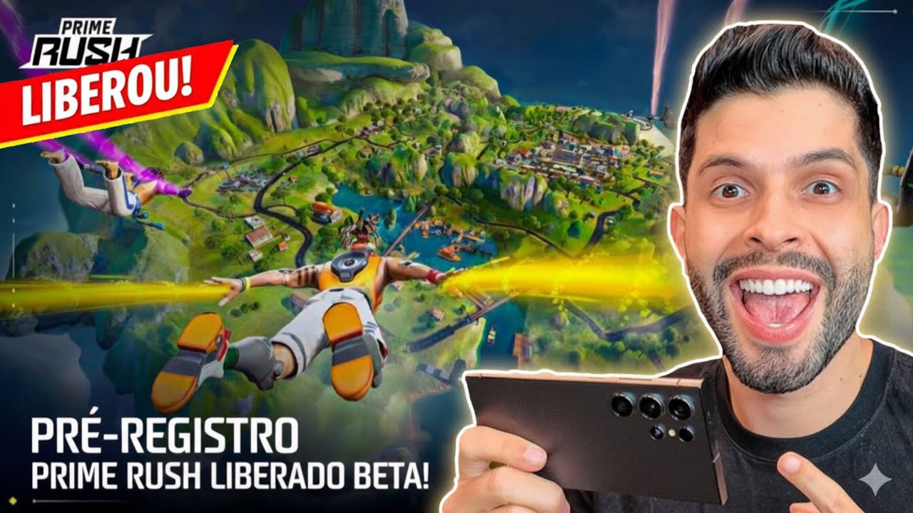 🔵 &Eacute; OFICIAL! PR&Eacute;-REGISTRO do Prime Rush, o Novo Jogo do PlayHard, FOI LIBERADO! 🚀🔥