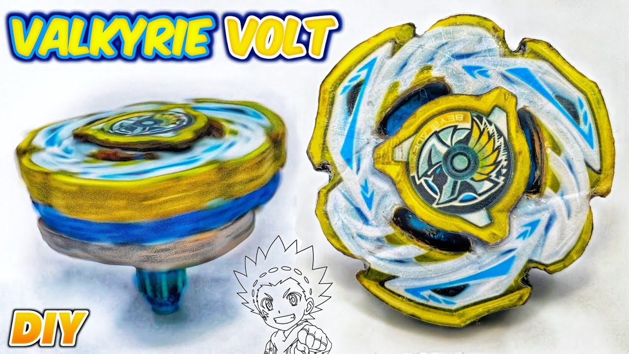 Making Valkyrie Volt CX Beyblade DIY with Cardboard⚡️
