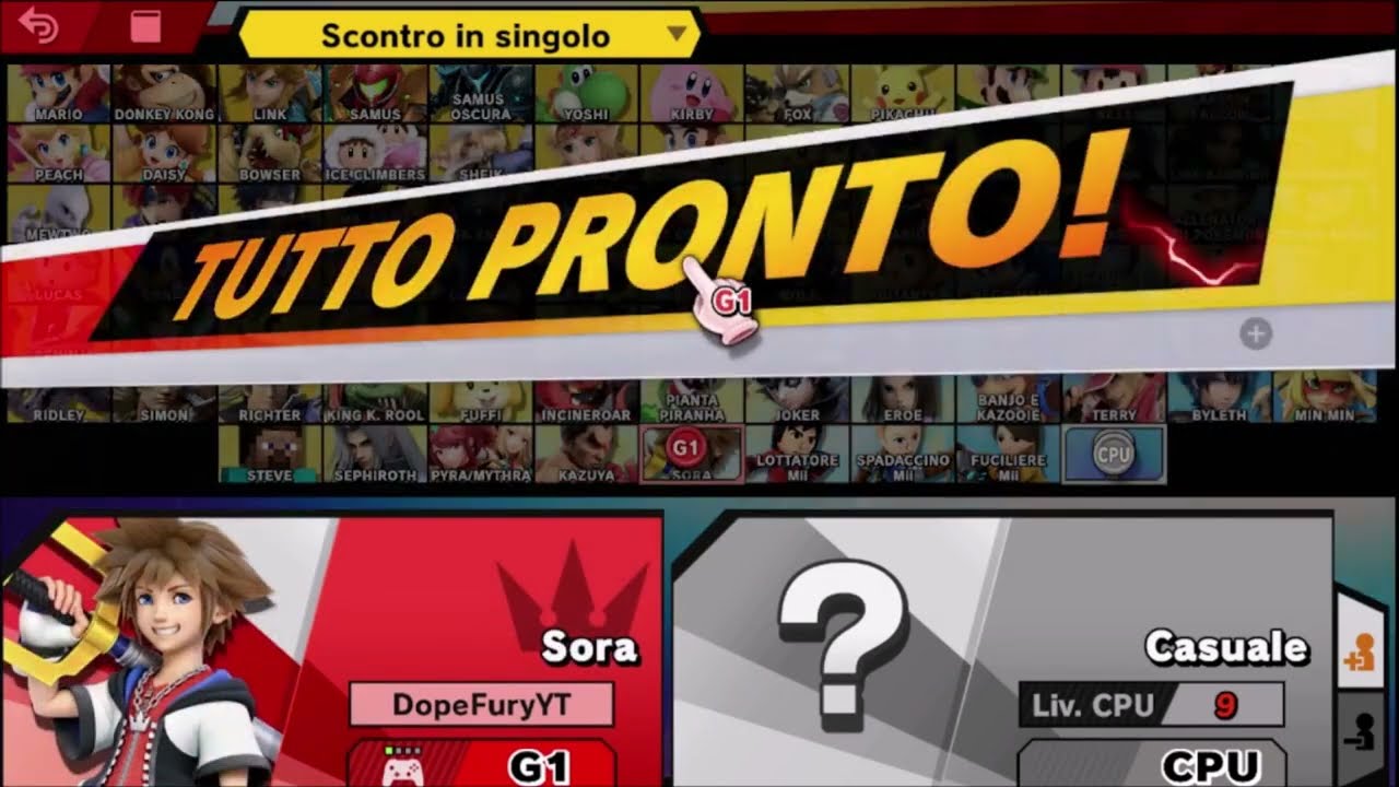 SSBU: Italian Character Select Callouts (ALL FIGHTERS)