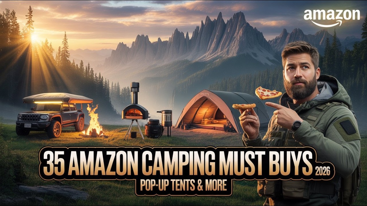 35 самых необходимых покупок для кемпинга на Amazon в 2026 году | Палатки-трансформеры и многое д...
