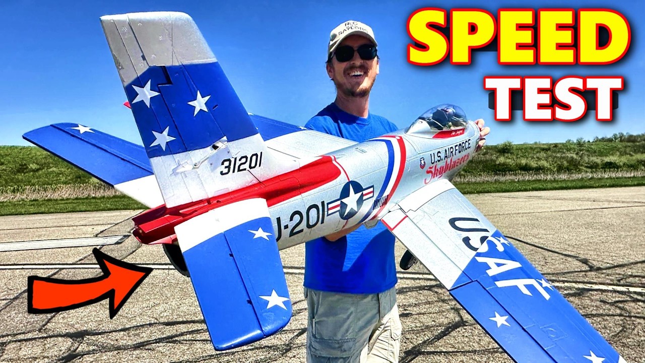 How FAST is the FMS 80mm Sabre EDF jet???