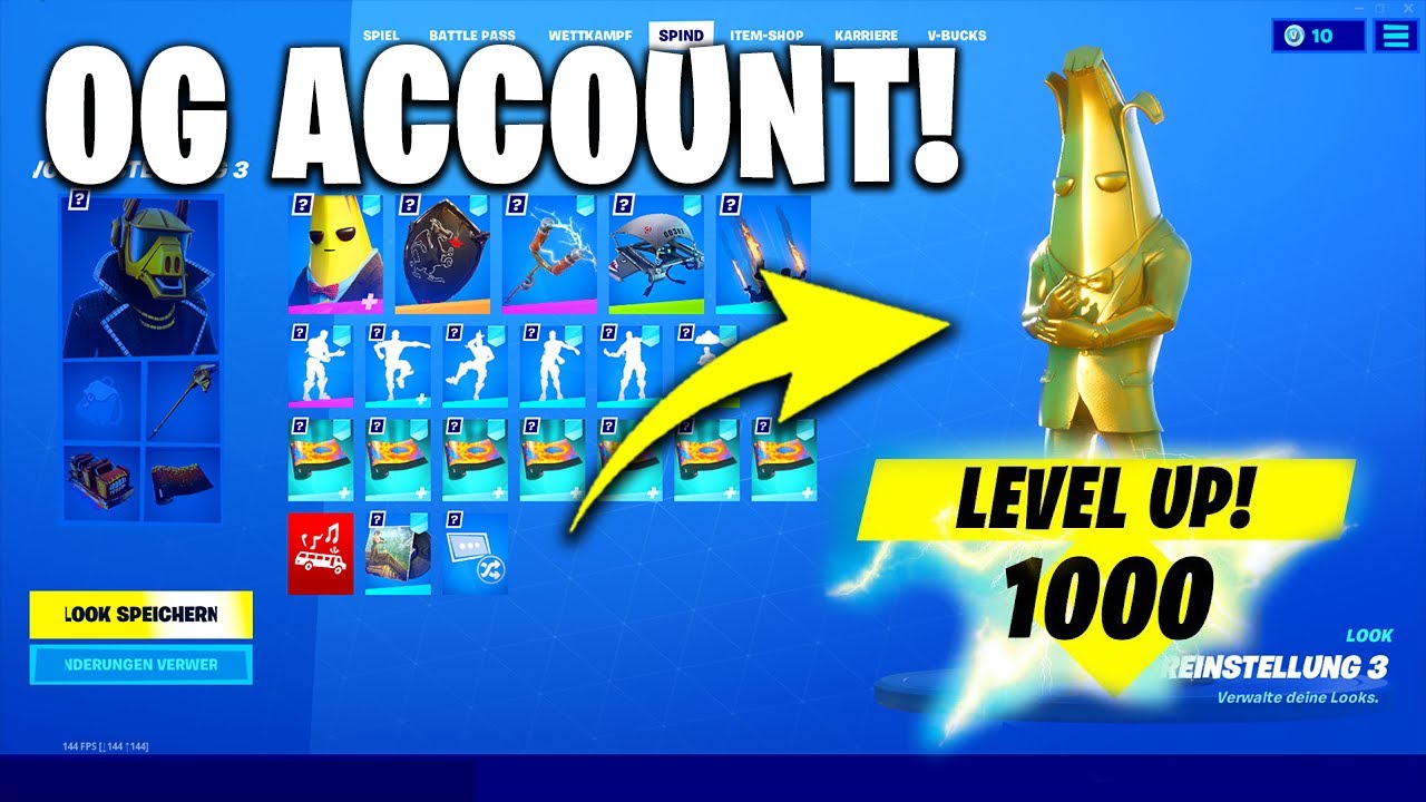 Diesen SKIN hat KEINER von euch ... (OG ACCOUNT!) Fortnite 2 Season 3
