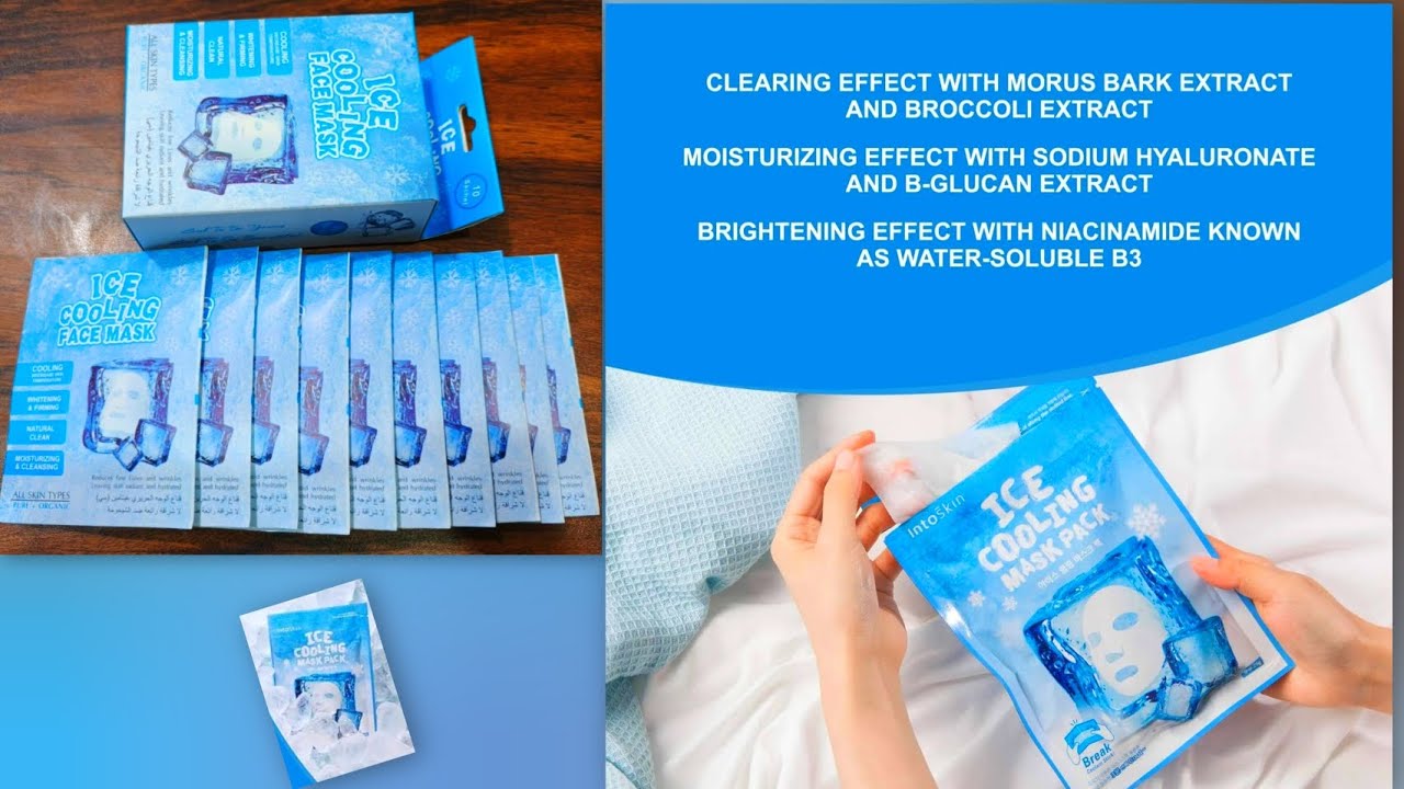 Ice Cooling Mask Pack Review | Instant Refresh for Skin ❄️✨| Soothing & Refreshing Skincare