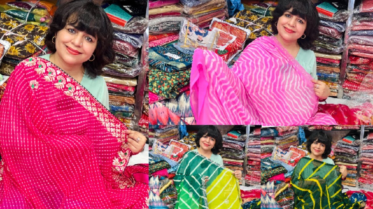जयपुर की प्रसिद्ध लहरिया और मोठड़ा साड़ियाँ/Starting Price Rs195 only/ All India Delivery/9116533137