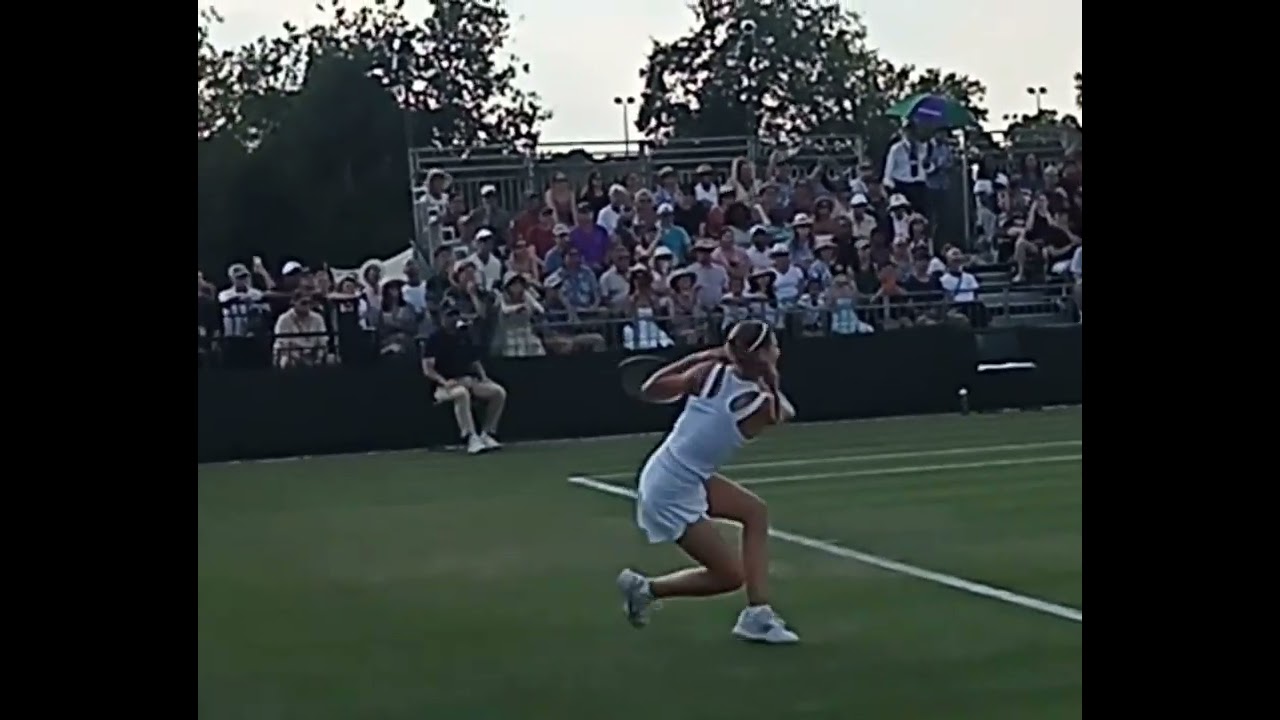 Hannah Klugman Match Point: Wimbledon Qualifying 2nd Round