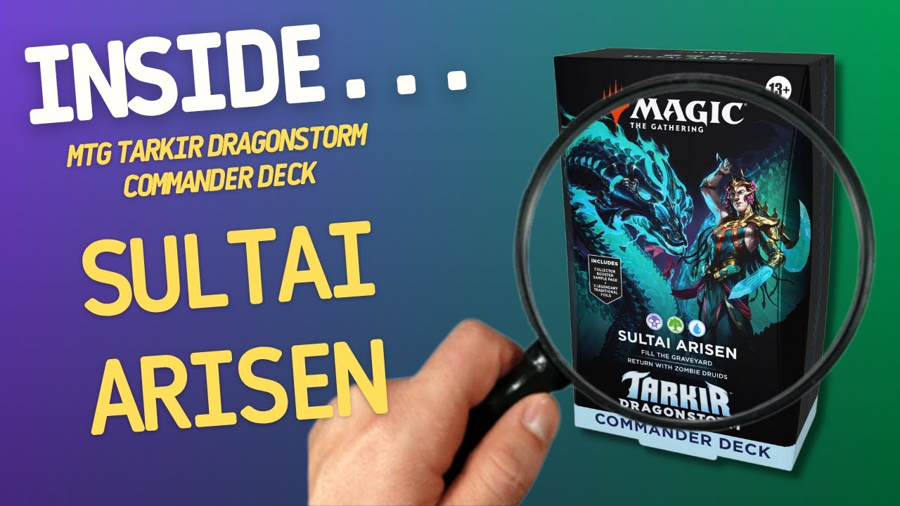 Magic The Gathering Tarkir Dragonstorm Commander Deck Sultai Arisen | Inside with João Ricardo Ep810
