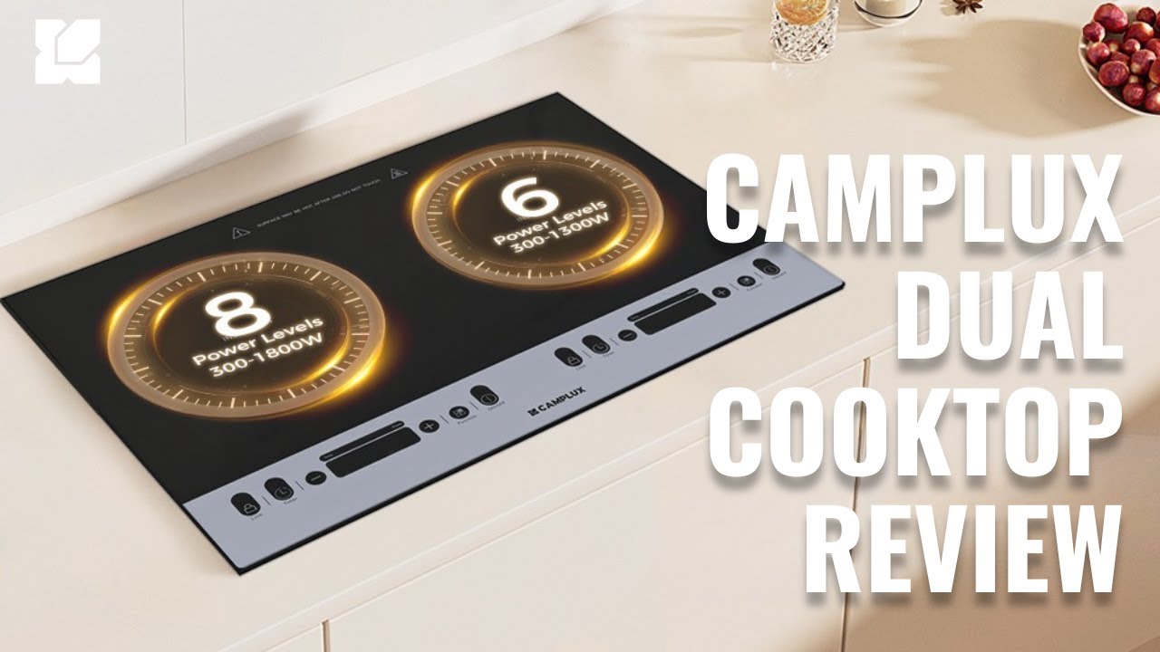 Обзор индукционной варочной панели Camplux Dual Induction | Лучшая компактная варочная панель для...