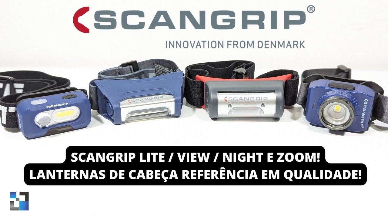 LANTERNA DE TRABALHO NÃO É TUDO IGUAL! LANTERNAS DE TRABALHO SCANGRIP LITE, I-VIEW, NIGHT E ZOOM!