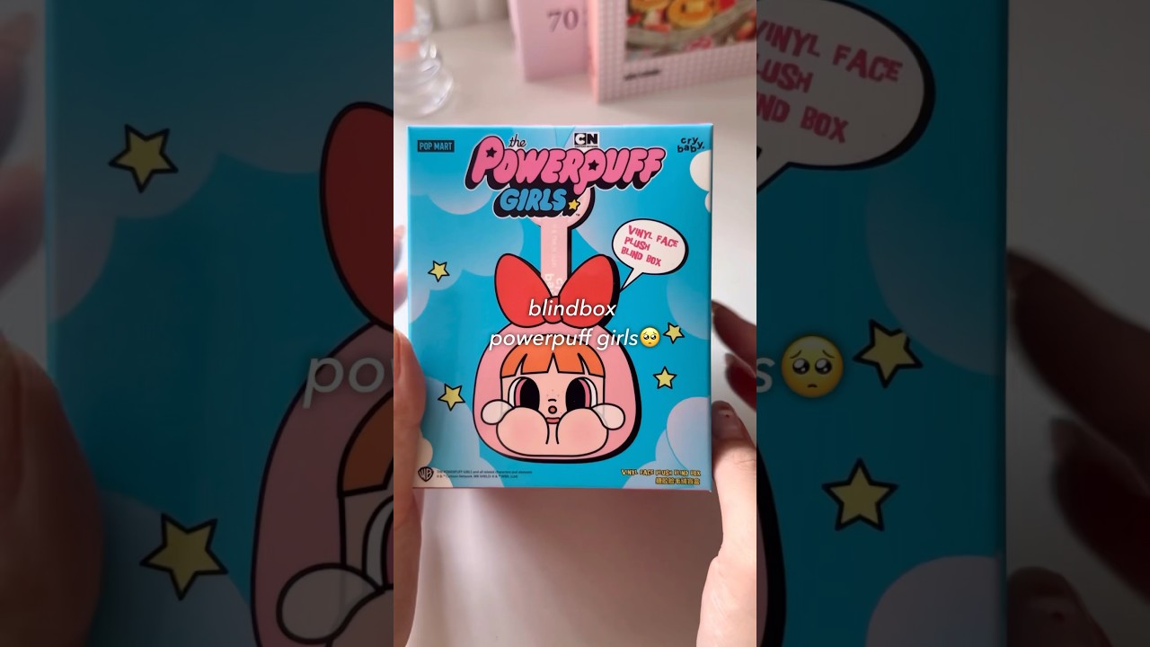 blind box powerpuff girls🥺 #asmrsounds #blindbox #unboxing #powerpuffgirls