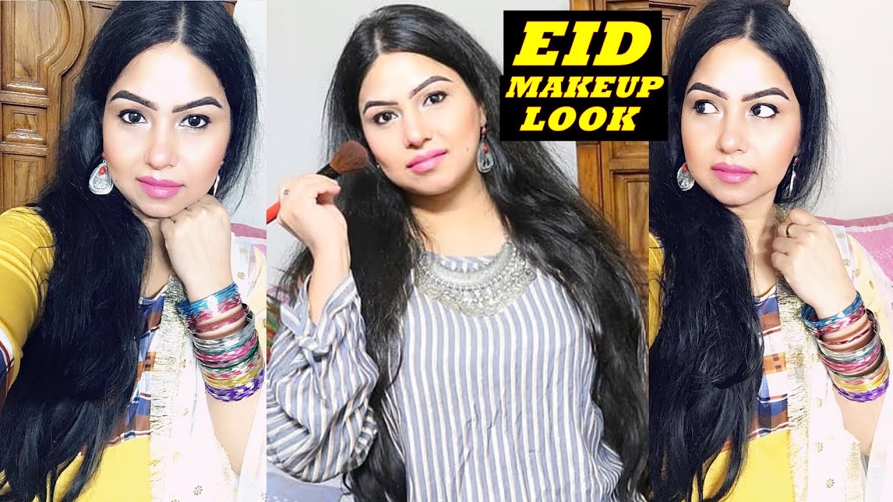 NO FOUNDATION- Eid Day Time Easy Simple Makeup Look Tutorial of 2020 BY Salma