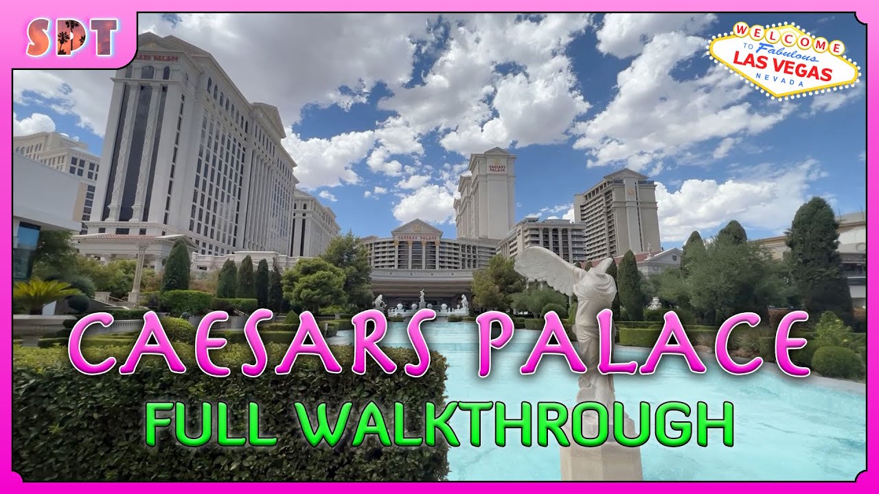 Full Walkthrough of the Famous Caesars Palace in Las Vegas | Pool | Fitness Center