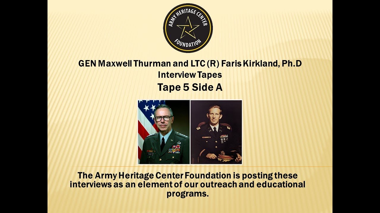 Thurman Kirkland Interview 5 A