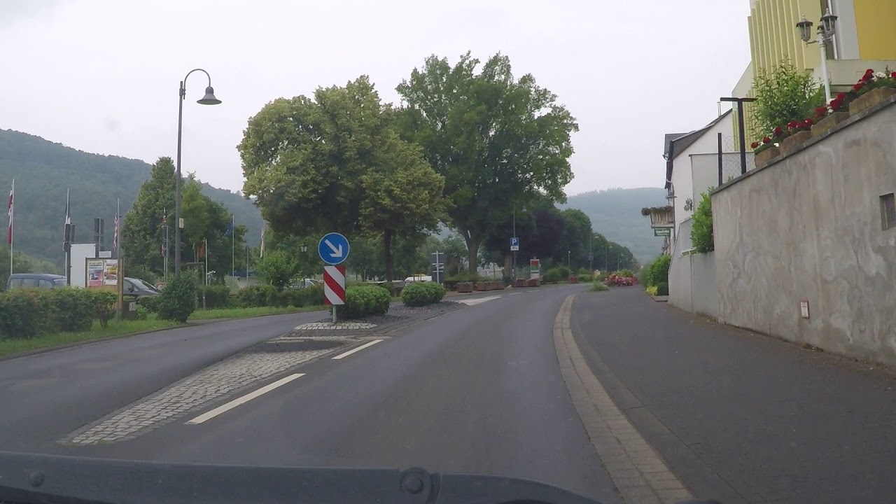 Germany by Road - Mosel Valley - Zeltingen-Rachtig south/north