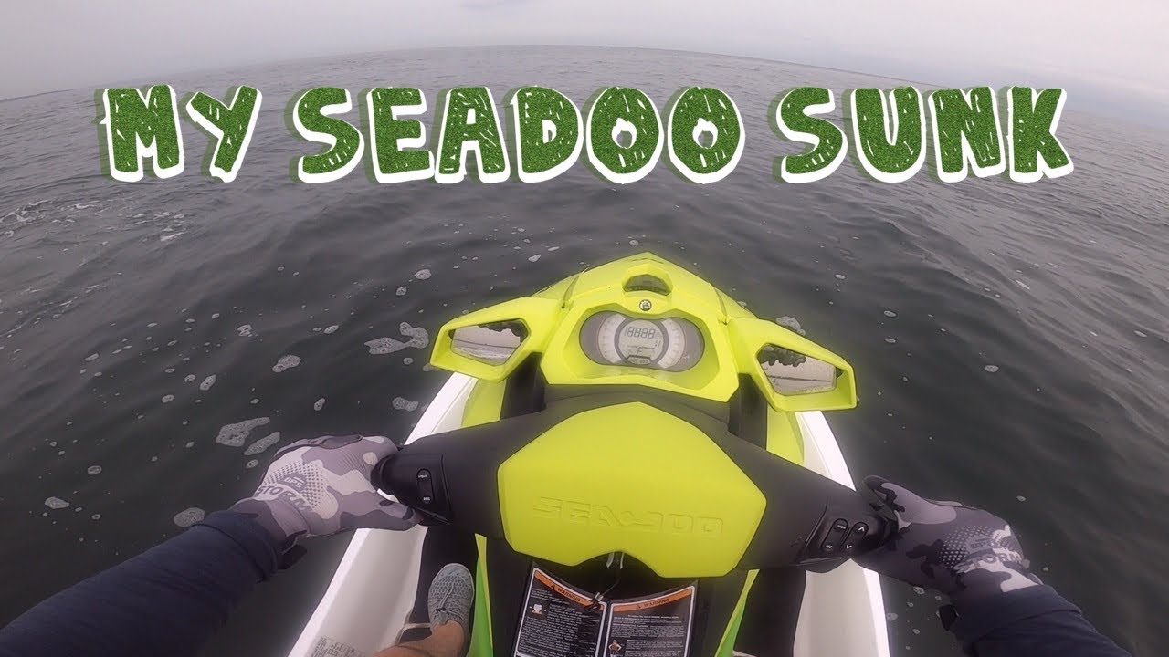 Never let a friend use your Jet Ski (Seadoo Gti sunk!!)
