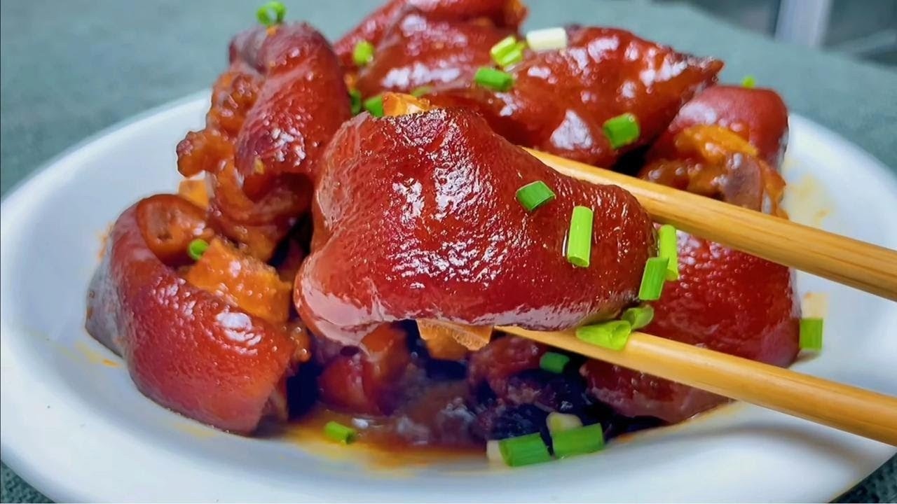 猪蹄最好吃的家常做法，简单2步，软糯香嫩不油腻，吃了还想念【刘二姐美食】