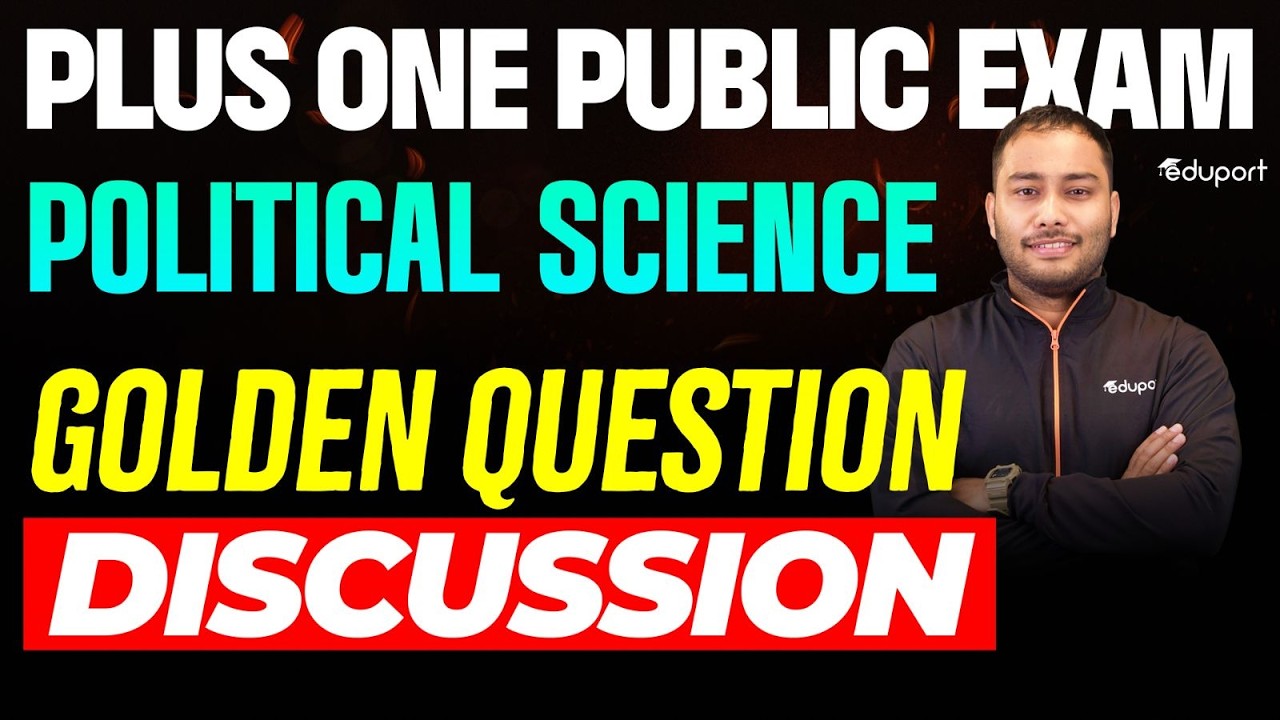 Plus One Political science | Golden questions| Eduport