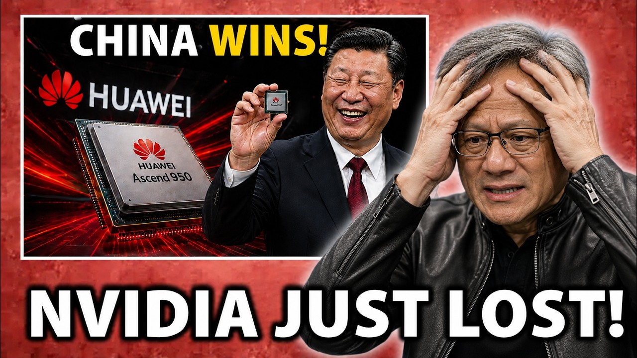 Nvidia проиграла Китаю всю войну за ИИ &mdash; БЕЗУМНЫЙ HUAWEI ASCEND 950