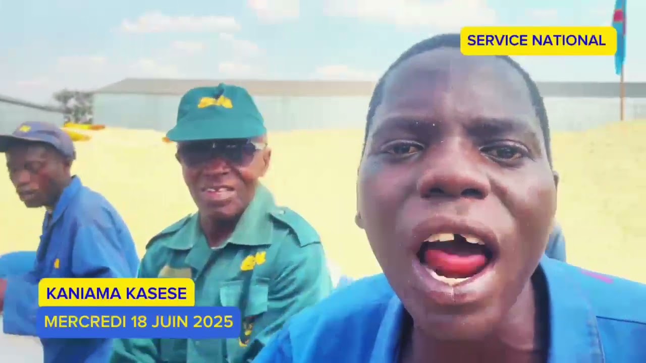 SERVICE NATIONAL :  POURSUITE DE LA RÉCOLTE DES MAÏS À  KANIAMA KASESE