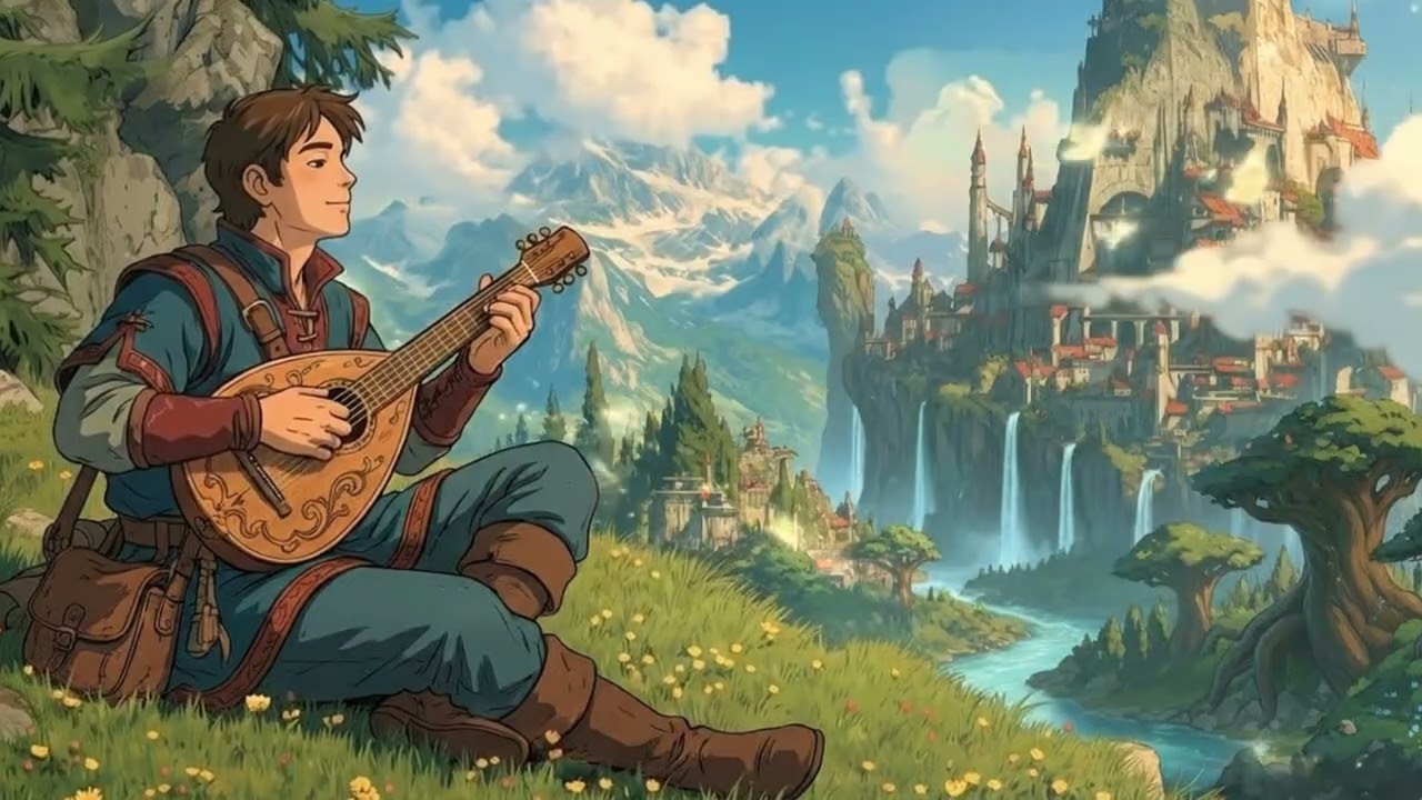 Dreamin Bard 🌙 Cozy Medieval Tavern Night 🌙 Bardcore & Fantasy Folk Ambient | Instrumental Mix