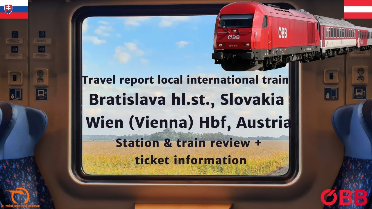 From Bratislava hl. st. in Slovakia to Vienna central station (Wien Hbf) in Austria by local train