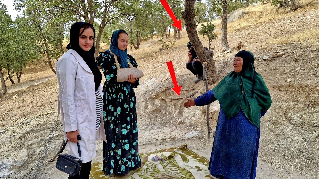 Shaida is saved from her brother's envoy; a doctor came to the hut to treat her.