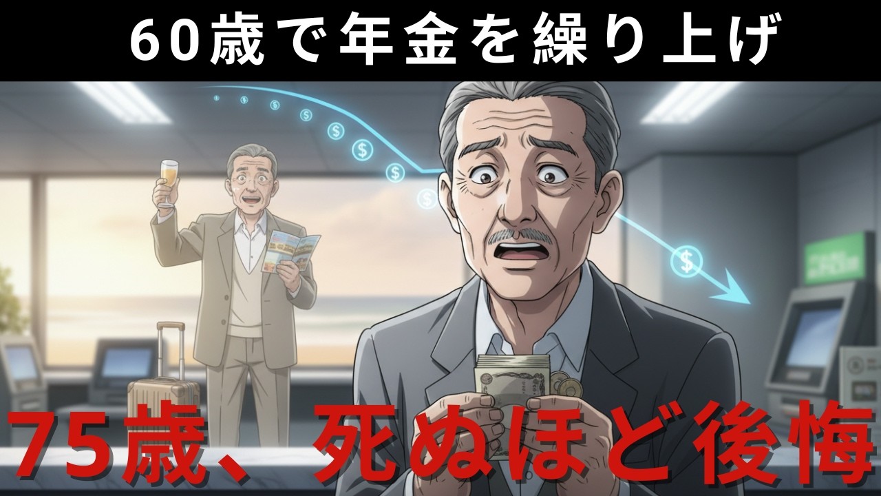 【漫画】年金を60歳で繰り上げ受給した男の75歳...あの時の判断を死ぬほど後悔している理由