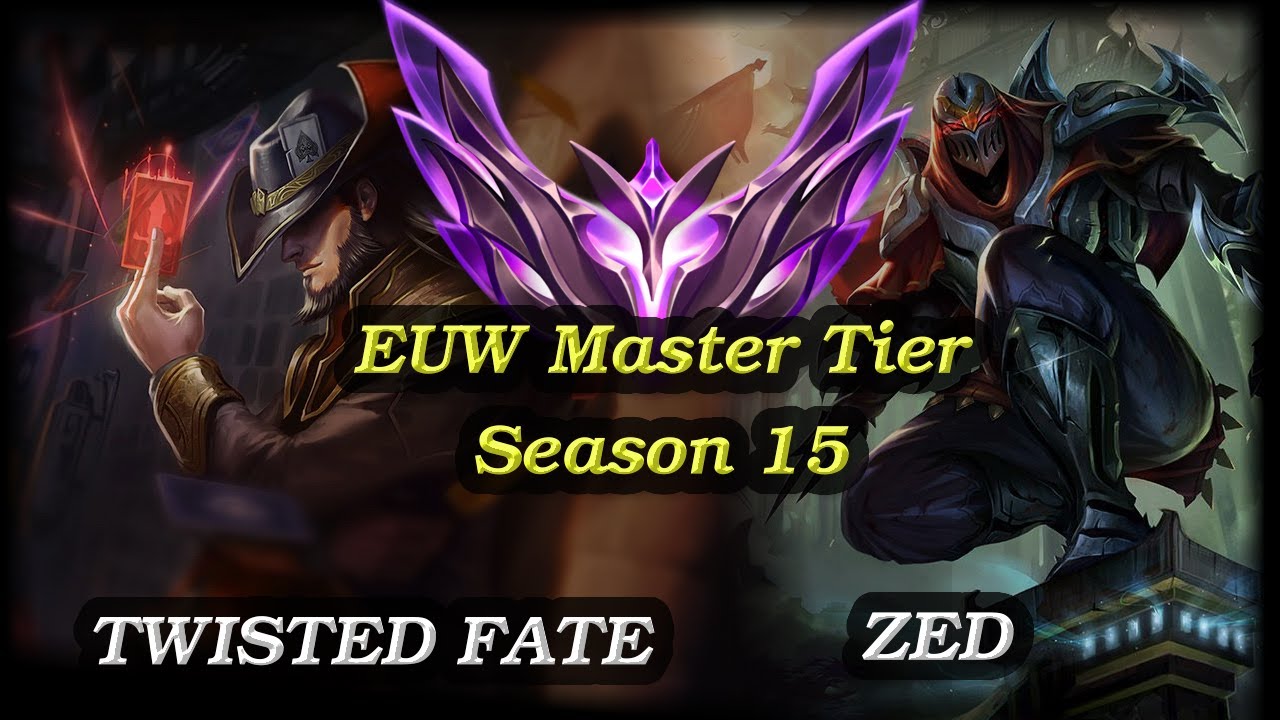 Twisted Fate vs Zed (Mid) | EUW Master | Season 15