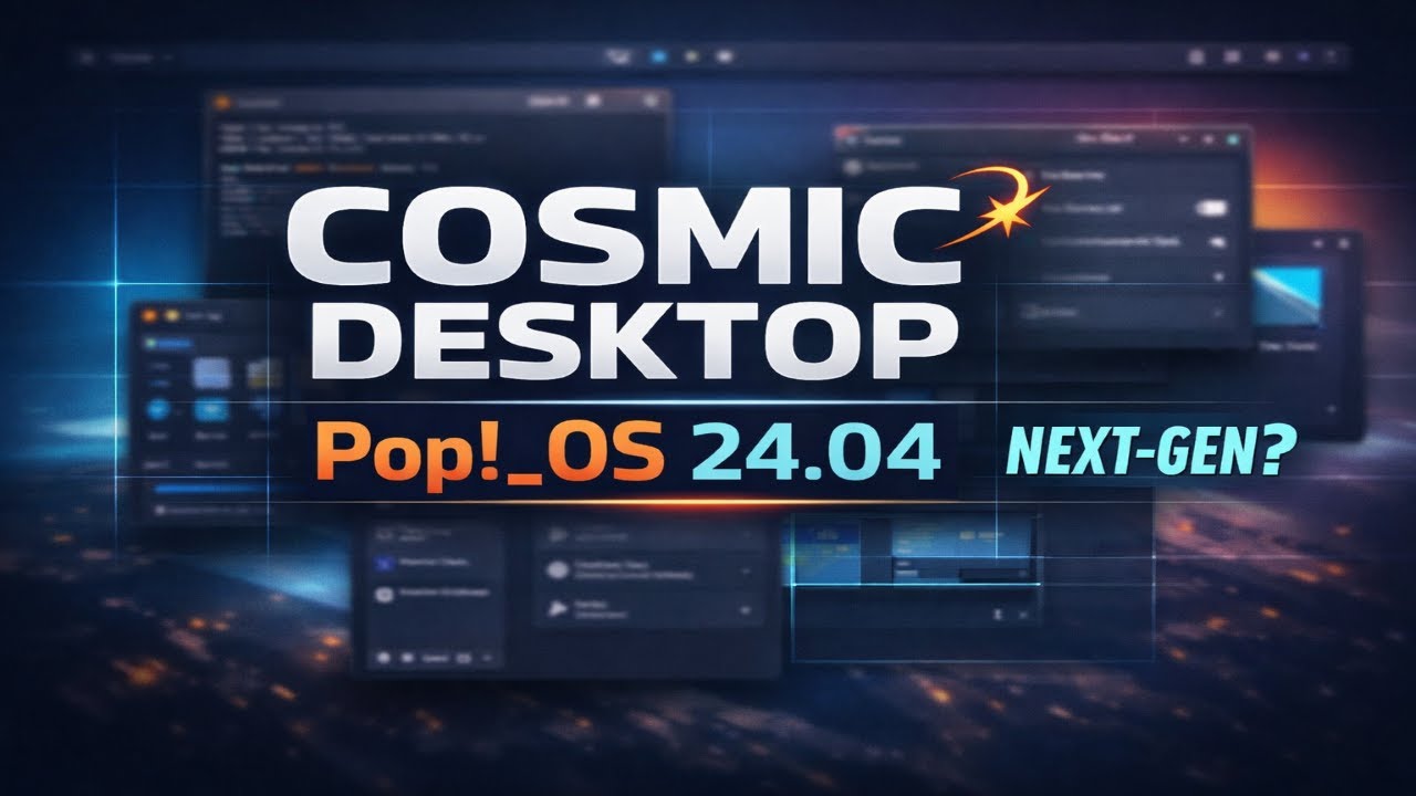 🆕Обзор Pop!_OS 24.04 Cosmic Desktop: COSMIC Desktop, работа с мозаичным расположением окон и осно...