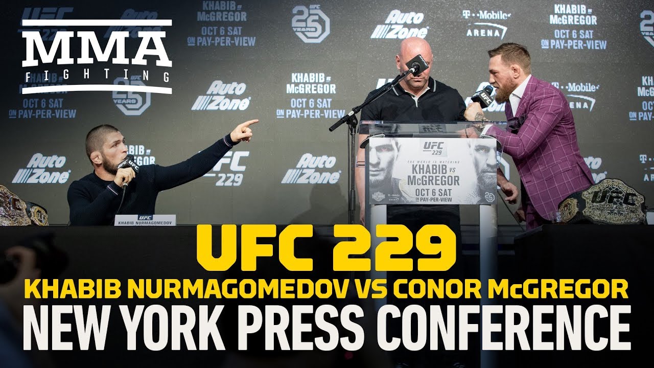 Khabib Nurmagomedov vs. Conor McGregor UFC 229 Press Conference - MMA Fighting