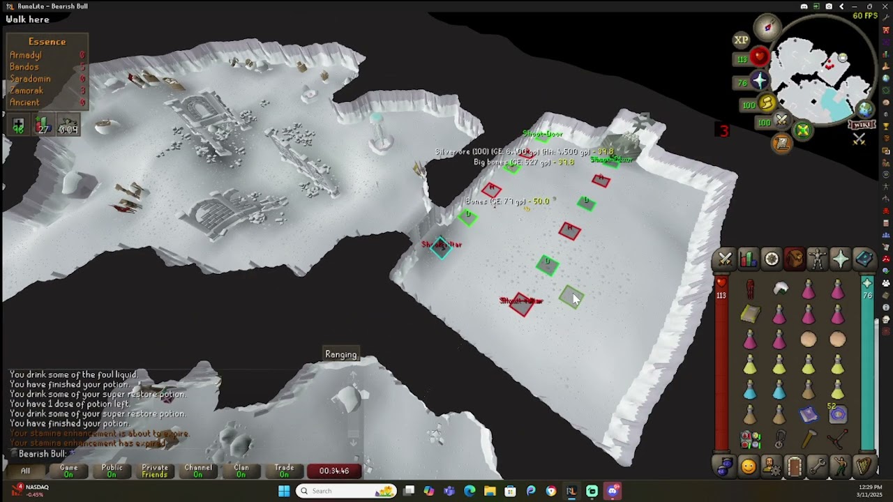 Bandos altar door method example