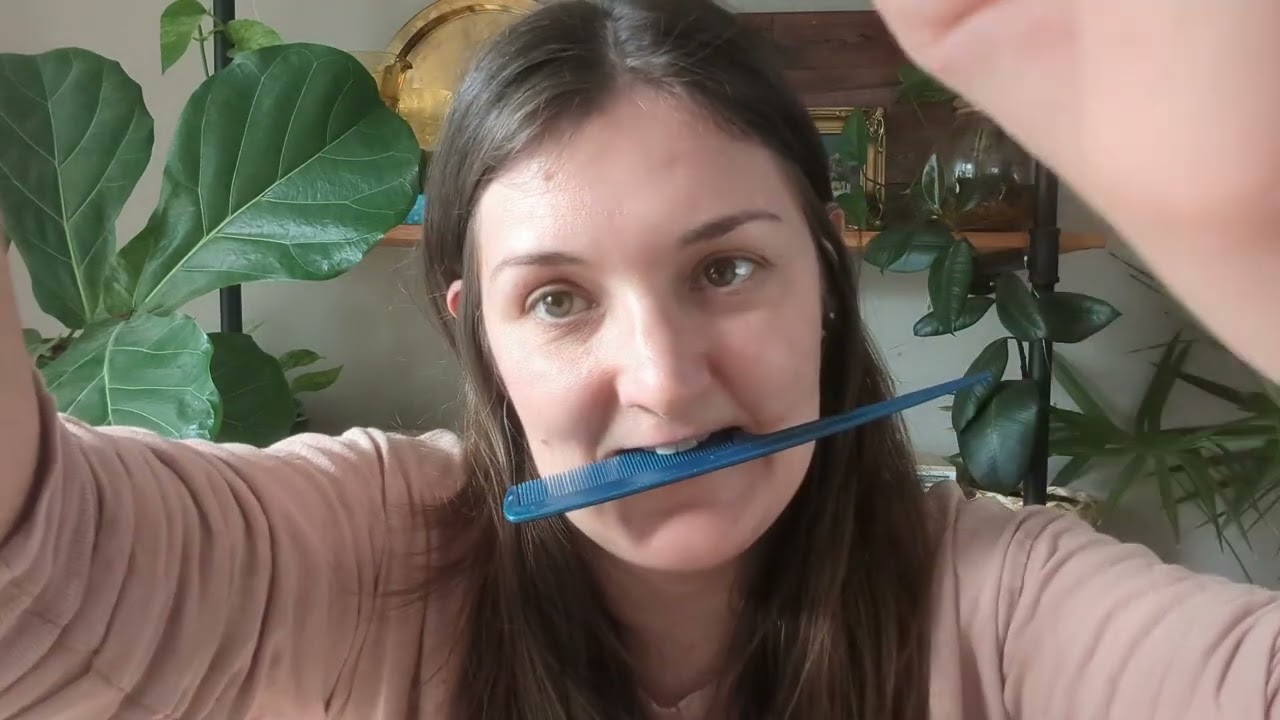 ASMR Hairstyle - Twisting and Clipping Your Hair