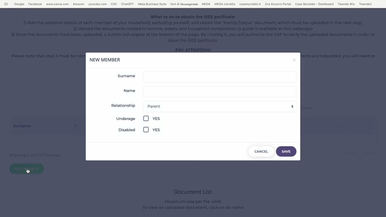 ENGLISH VERSION - Tutorial ISEE Parificato 2025 UNIPD