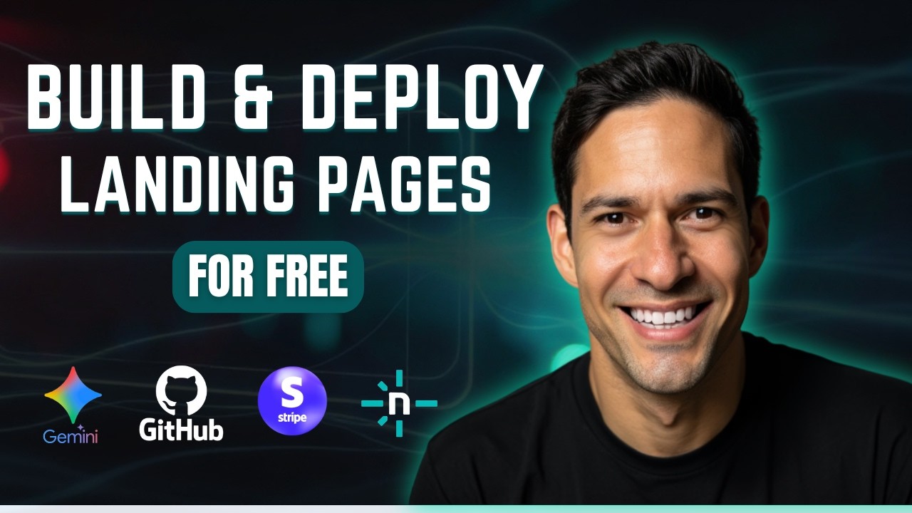 How I Build and Publish a Product Landing Page for FREE Using Google Ai Studio