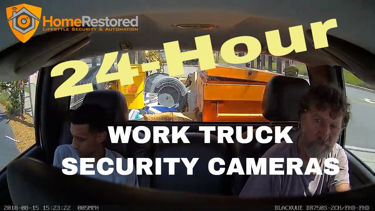 24 Hour Work Truck Security Cameras With Park Mode