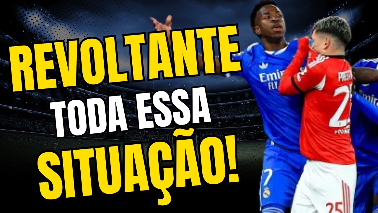VIN&Iacute;CIUS J&Uacute;NIOR SOFRE ATAQUE NO EST&Aacute;DIO DA LUZ E BENFICA APOIA JOGADOR