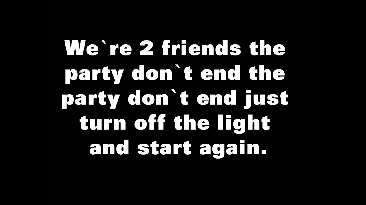 The fooo - Fridays Are Forever Lyrics