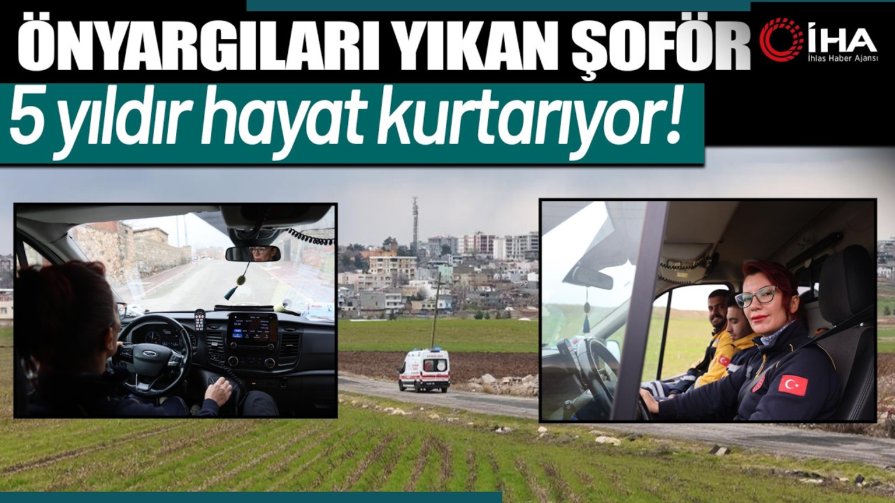 Diyarbakır'ın Tek Kadın Ambulans Şoförü 5 Yıldır Hayat Kurtarmak İçin Zamanla Yarışıyor