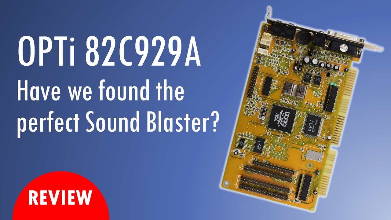 OPTi 82C929A MAD16 Pro ISA DOS Sound Card Review