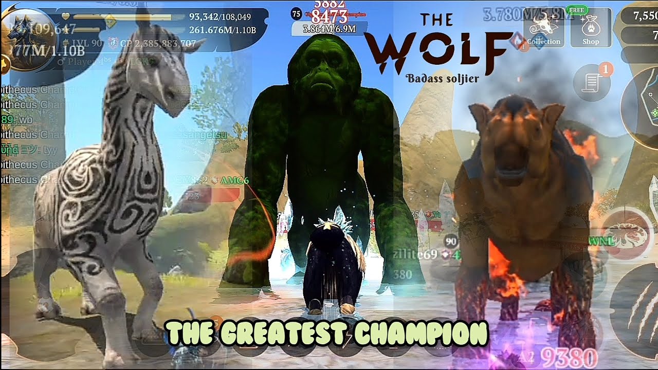 the wolf - Top 3 Champions on Jade Pillars Map ❗