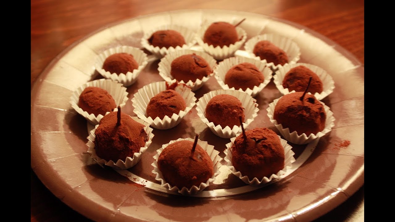 Truffes chocolat caramel par Mamy Monica