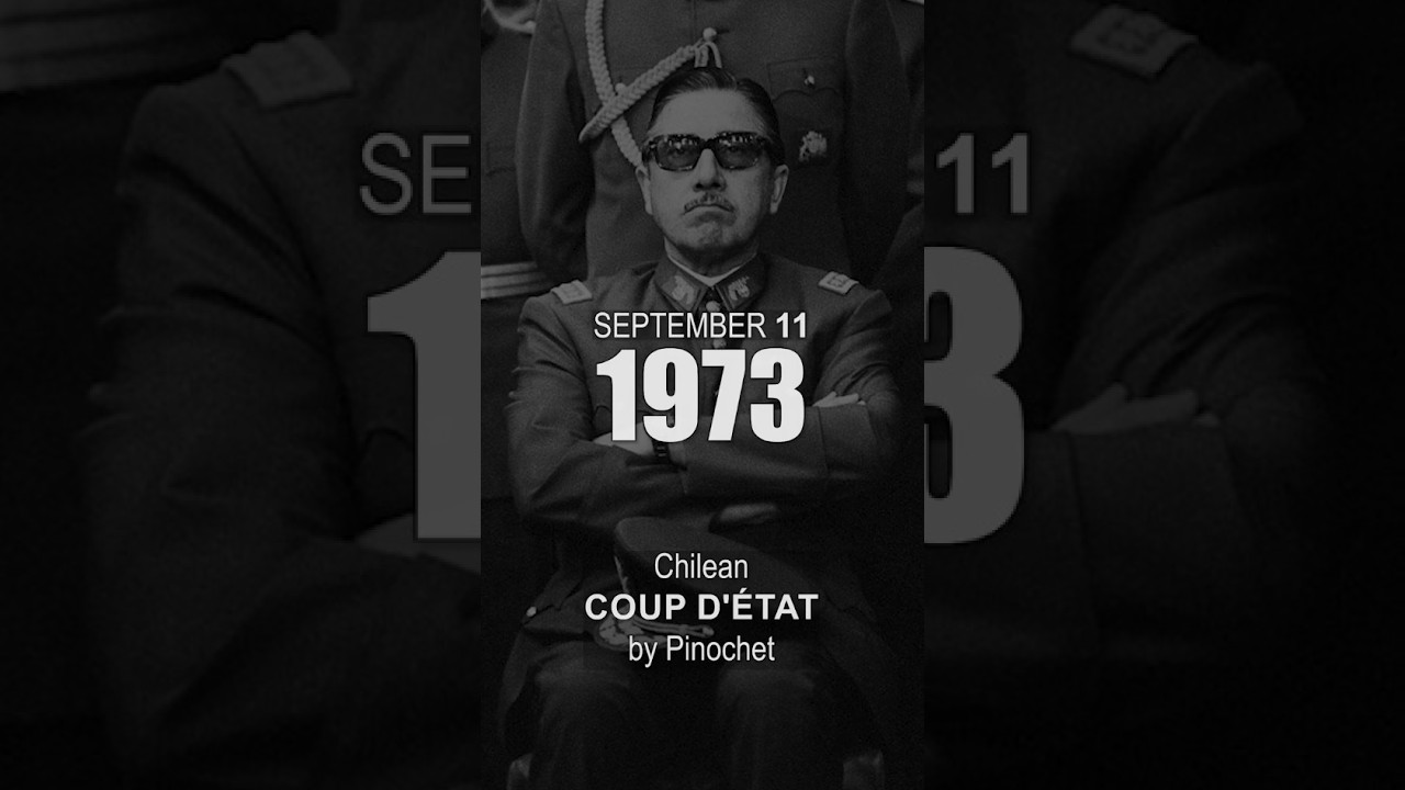 September 11, 1973 &ndash; Chilean coup d'&eacute;tat by Pinochet