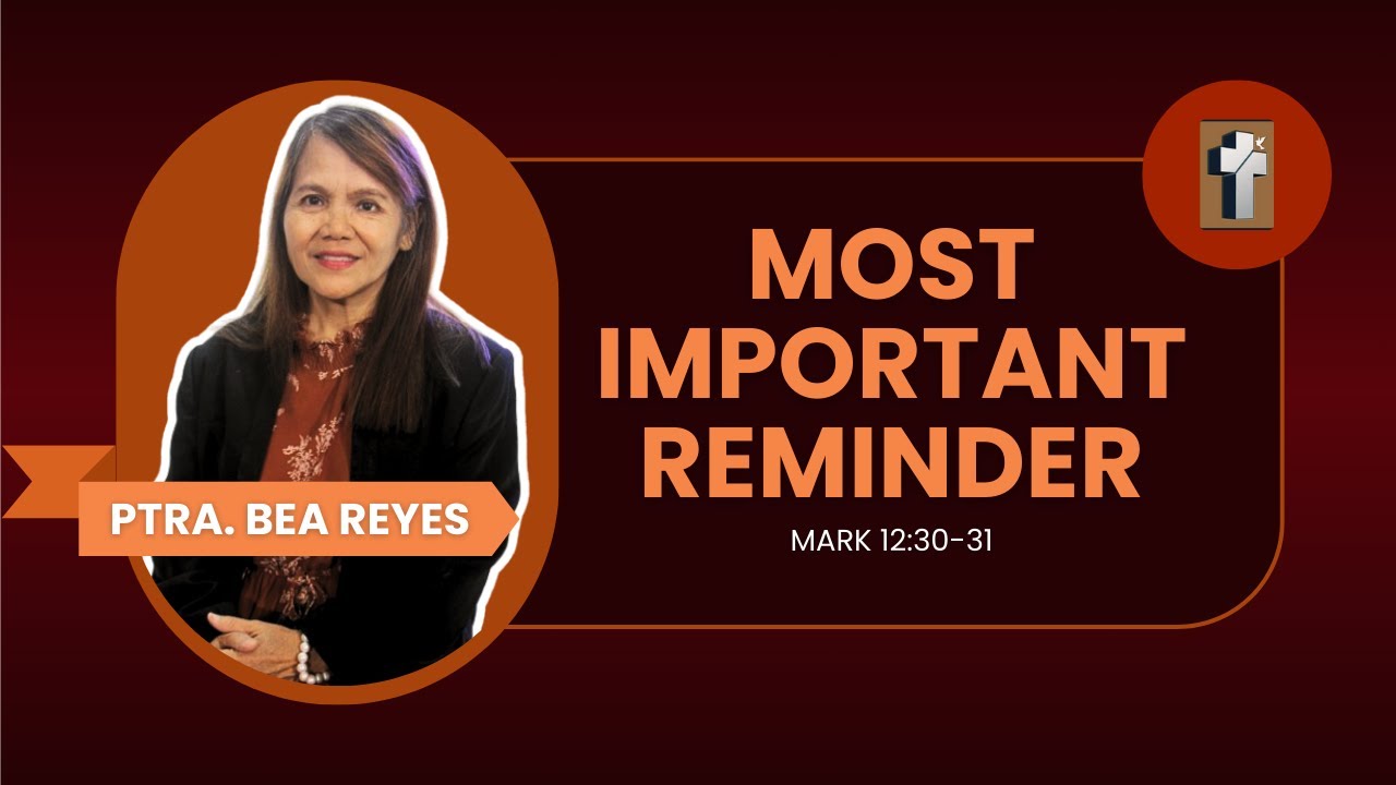MOST IMPORTANT REMINDER | PTRA BEA REYES | JESUS REIGNS MINSTRIES BULAKAN SERMON VIDEO