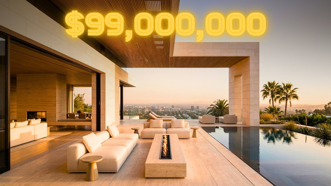 Inside a $99,000,000 Mansion in Los Angeles 