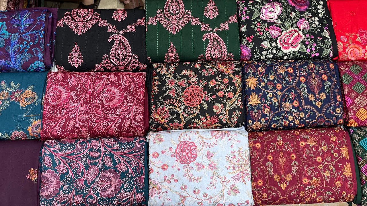 Sale sale sale 💥 new stock Karandi 3 piece embroidered 