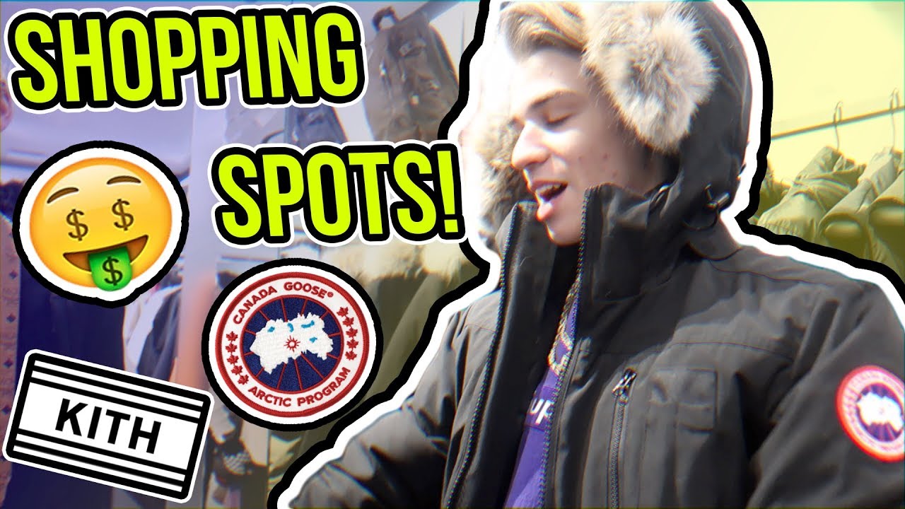 SHOPPING AT COOL PLACES IN NYC!! (KITH, GUCCI, JEWELRY, FOOD)