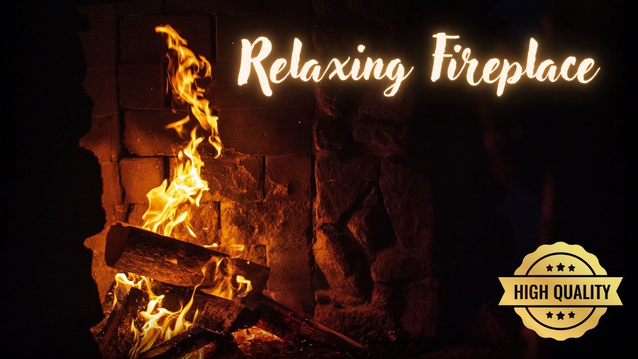 🔥 Relaxing Fireplace 4 HOURS | Cozy Crackling Fire Sounds | Perfect for Sleep & Relaxation 🔥